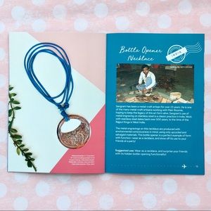 Bottle Opener Necklace from India, GlobeIn Box